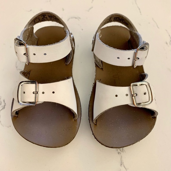 White Salt Water Sandals - Picture 3 of 9